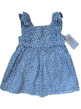 *NWT* Carter's Just One You ~ Girls Blue Floral Casual Dress